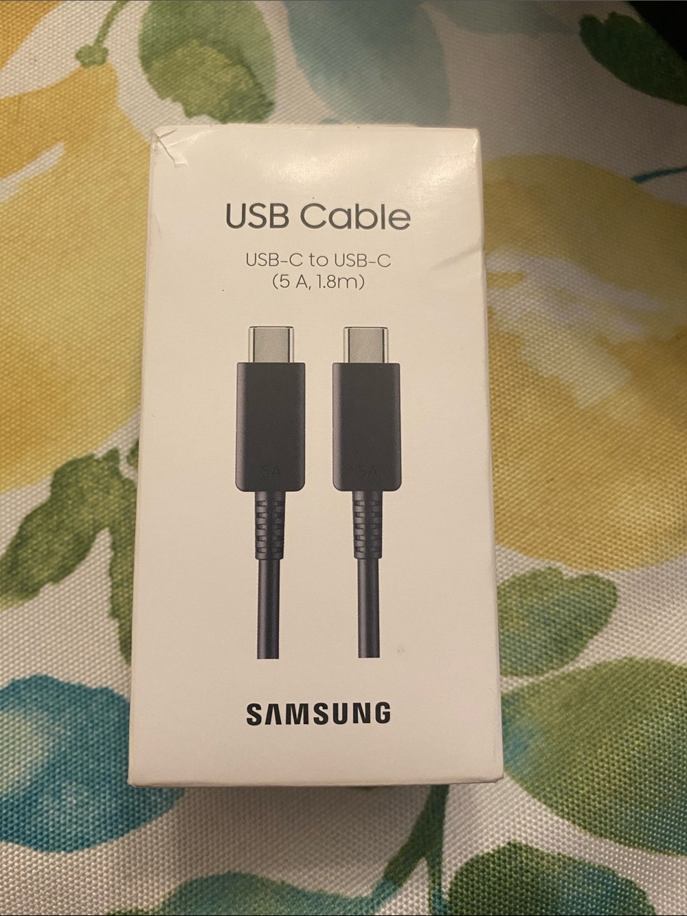 Samsung USB-C to USB-C Cable 5A (1.8m) - Black